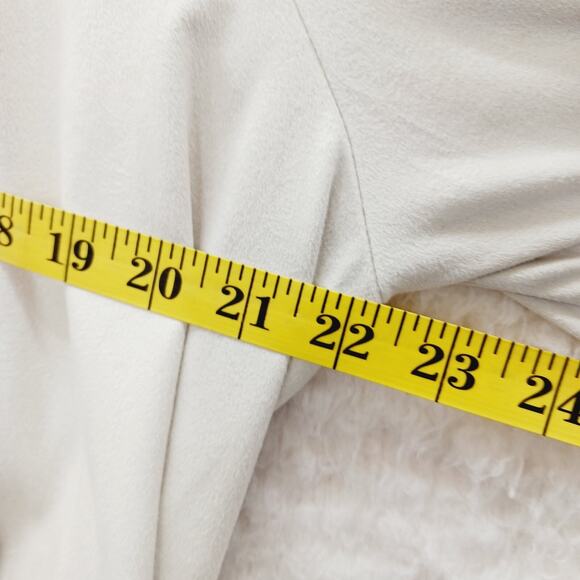 Kimono Krazy Kat Open Cardigan Beige Lace Boho Romantic Fairy Sueded Y2K Size L - Picture 9 of 14